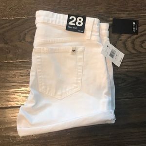 White Joe’s Jean rolled shorts as 28